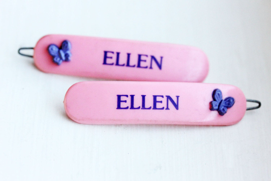 Vintage Ellen hair clips from Diament Jewelry, a gift shop in Washington, DC.