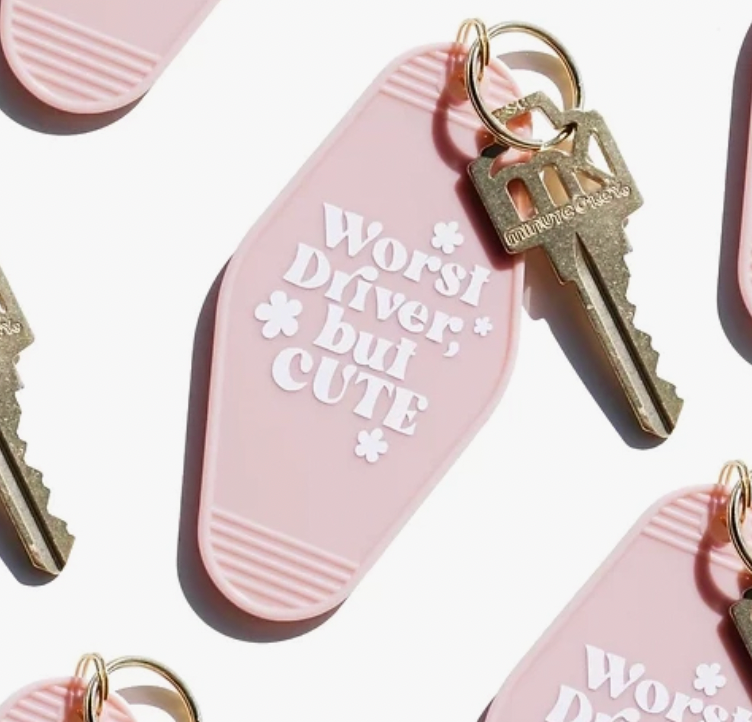 Worst driver but cute 2025 keychain
