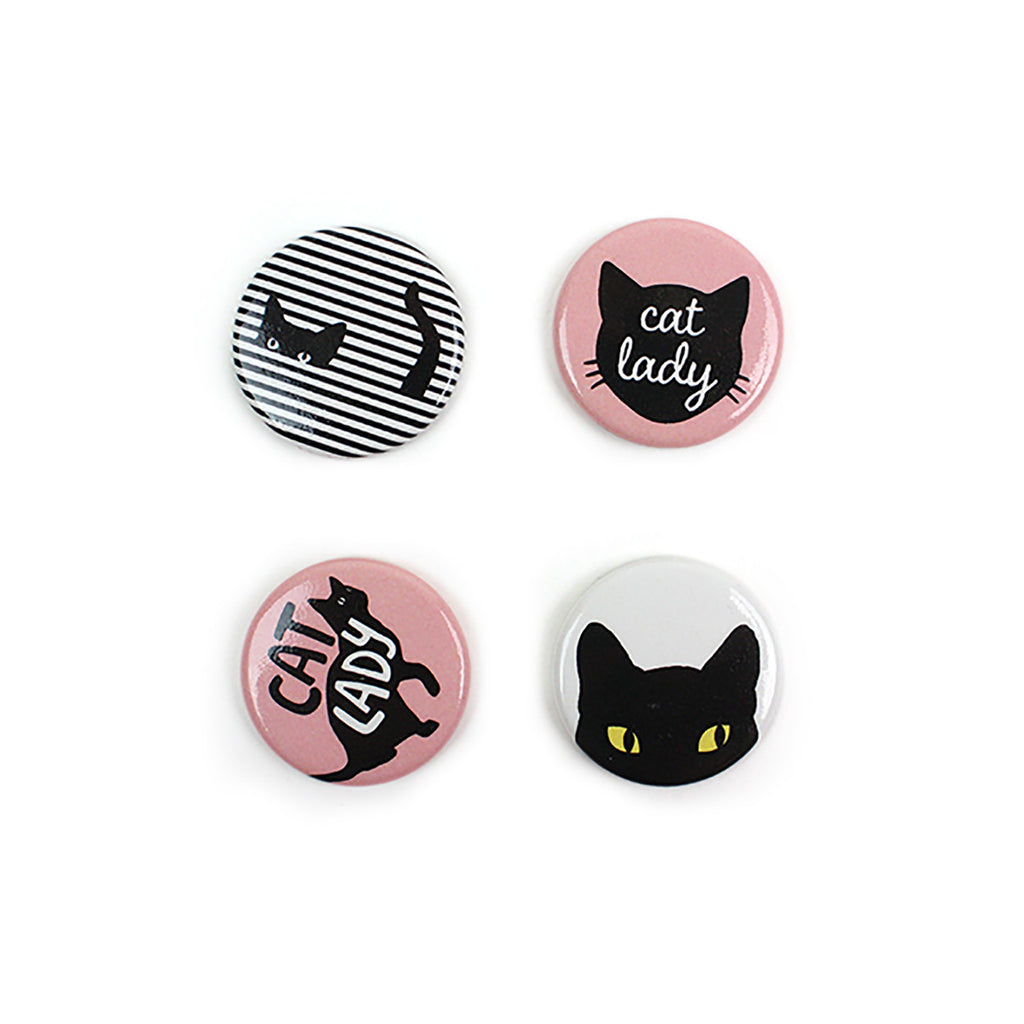 Cat Lady Magnet Set from Diament Jewelry, a gift shop in Washington DC