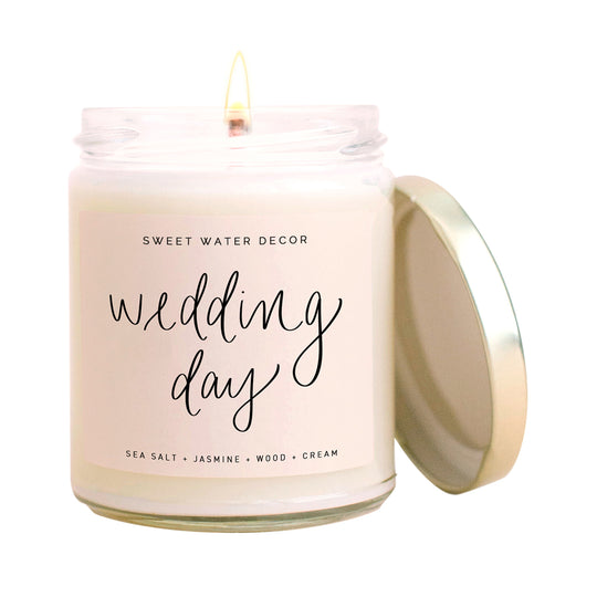 Wedding Day Soy Candle from Diament Jewelry, a gift shop in Washington DC