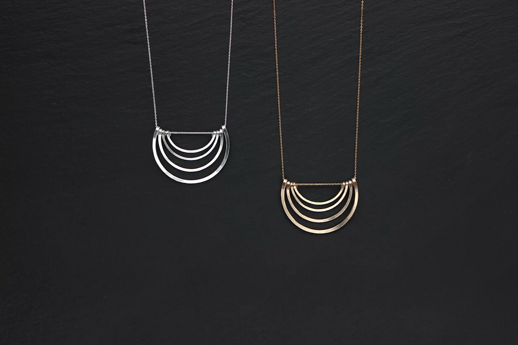 L Greenwalt Jewelry small hadena necklace from Diament Jewelry, a gift shop in Washington, DC.