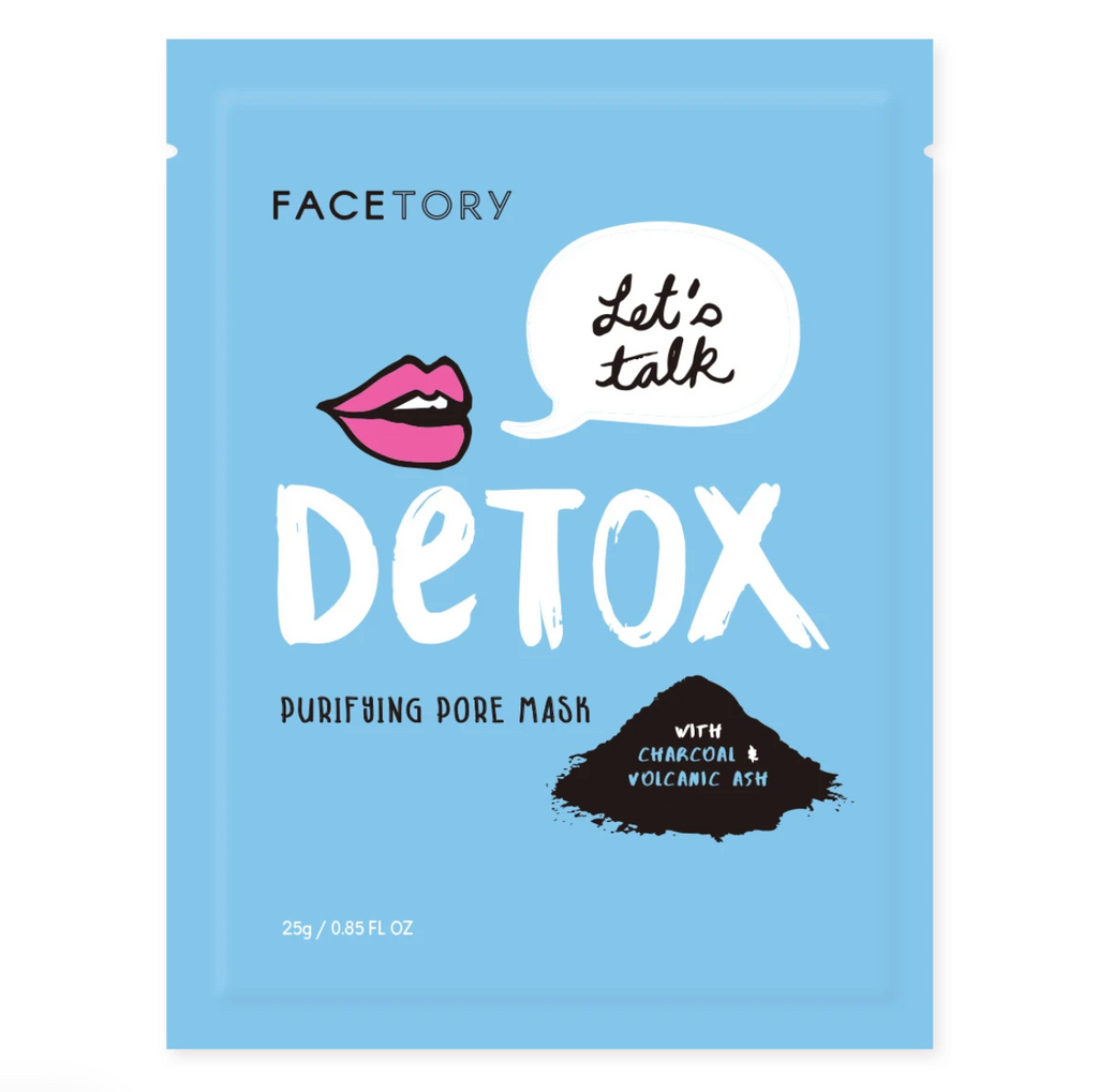 Facetory Detox Purifying Pore Sheet Mask from Diament Jewelry, a gift shop in Washington, DC.