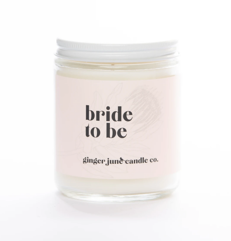 Ginger June Candle Co. bride to be candle from Diament Jewelry, a gift shop in Washington, DC.