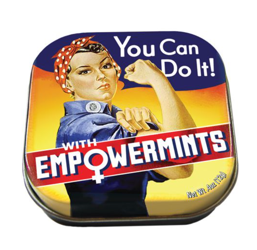 Unemployed Philosophers Guild Empowermints from Diament Jewelry, a gift shop in Washington, DC.