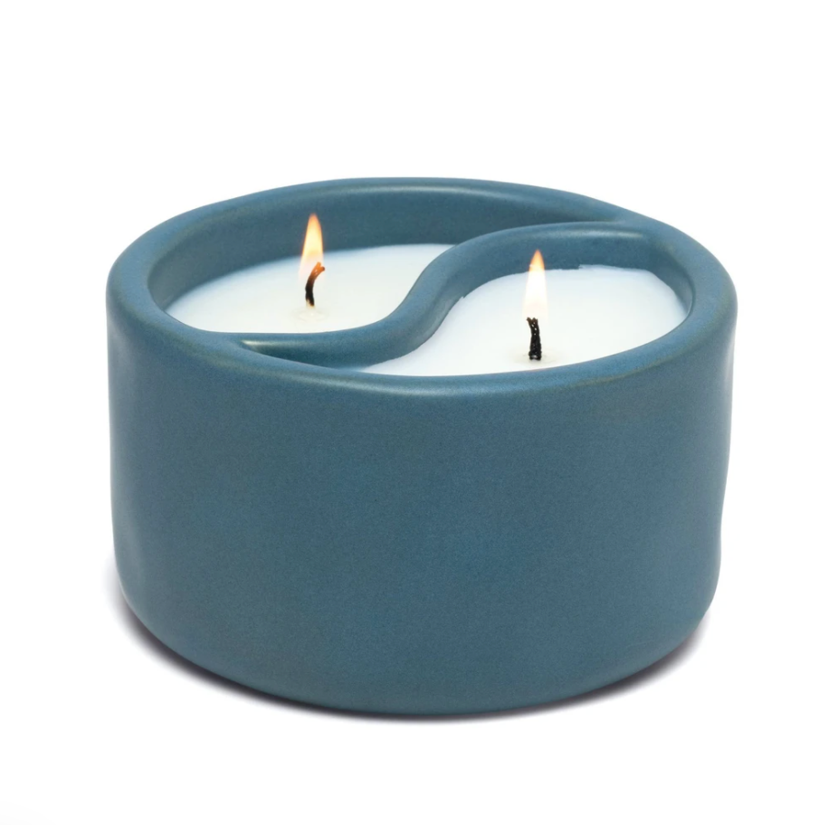 Yin and Yang Sea Moss and Sage Candle from Diament Jewelry, a gift shop in Washington, DC.