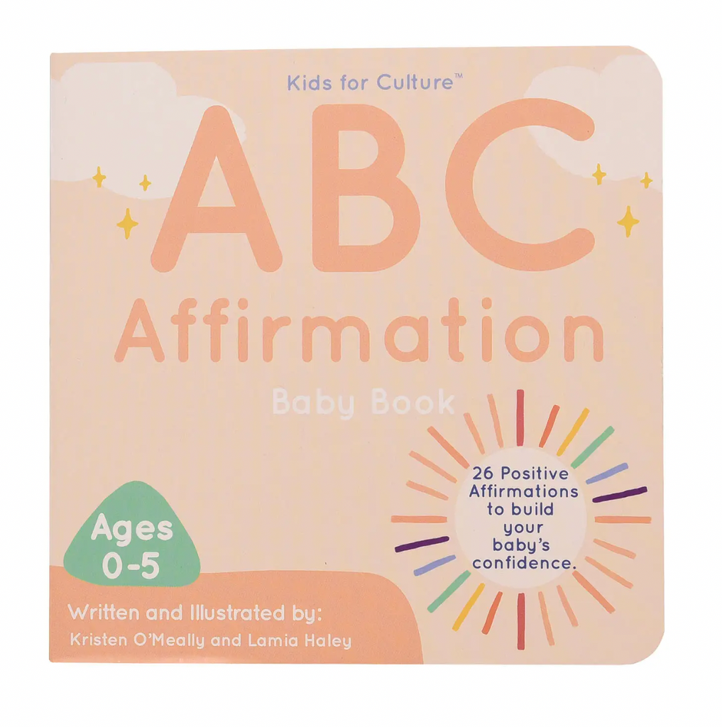 ABC Affirmation Baby Book from Diament Jewelry, a gift shop in Washington DC