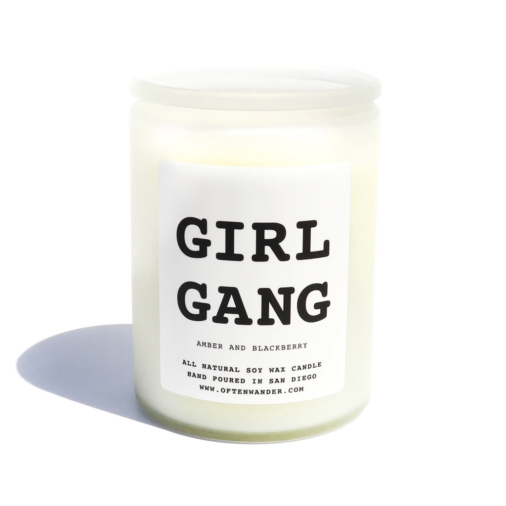 Girl Gang Candle from Diament Jewelry, a gift shop in Washington DC