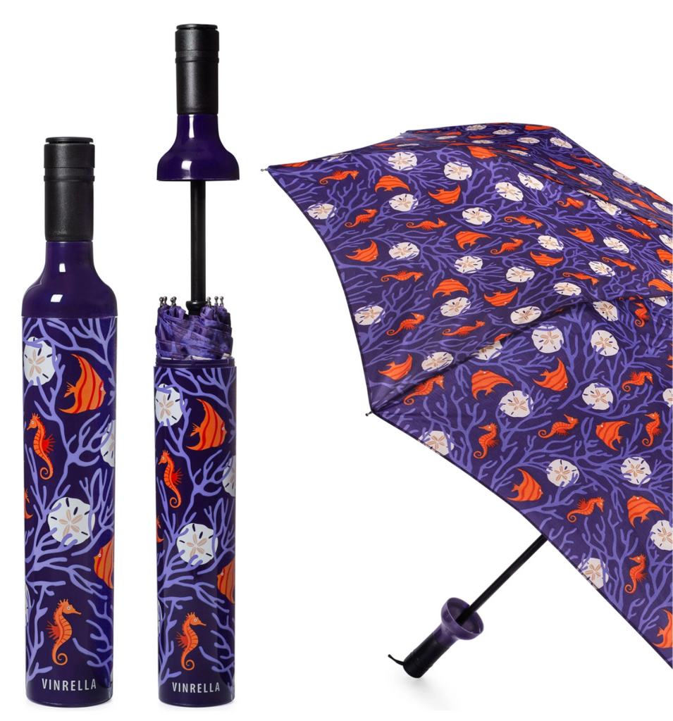 Vinrella Wine Bottle Umbrella from Diament Jewelry, a gift shop in Washington, DC.