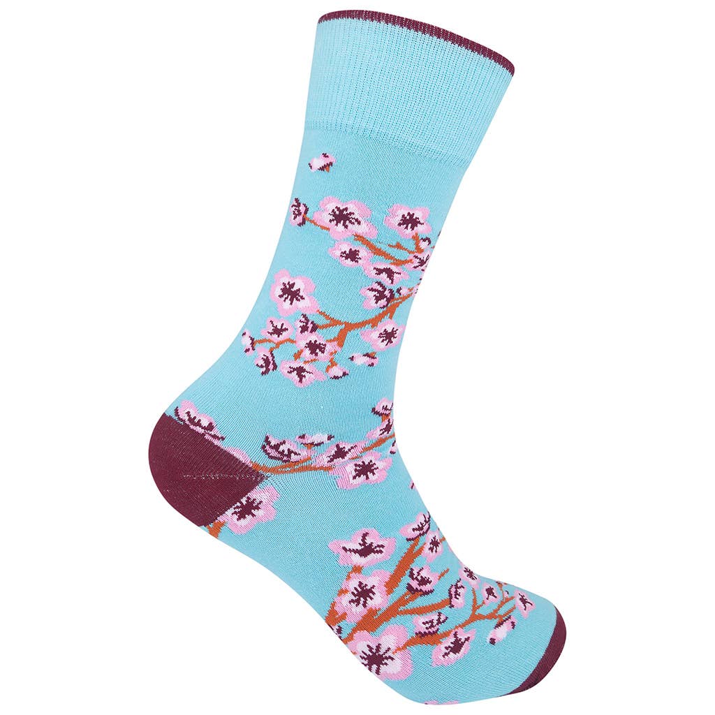 Funatic Cherry Blossom Socks from Diament Jewelry, a gift shop in Washington, DC.
