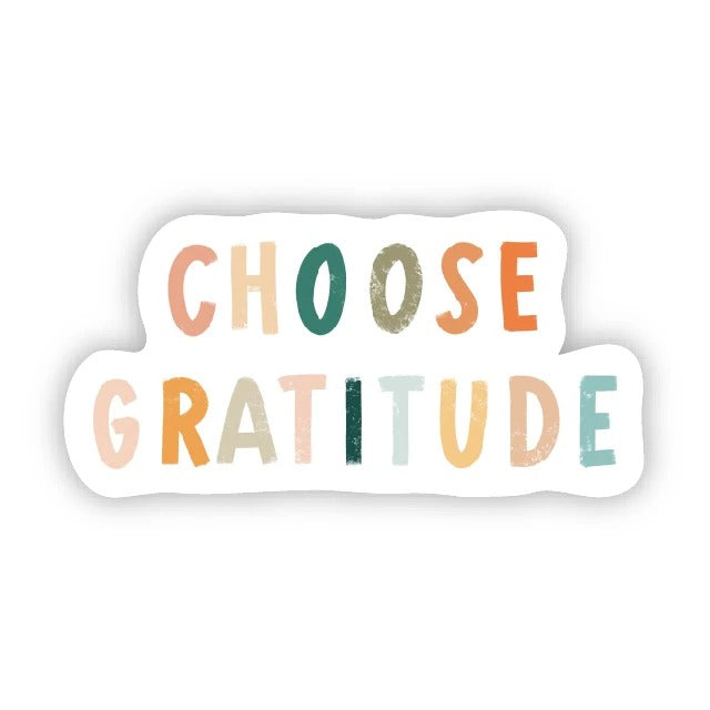 Choose Gratitude Sticker from Diament Jewelry, a gift shop in Washington, DC.
