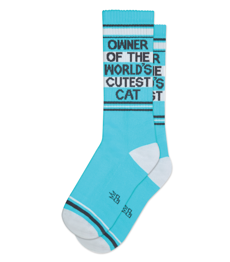 Owner of the World's Cutest Cat Socks from Diament Jewelry, a gift shop in Washington DC