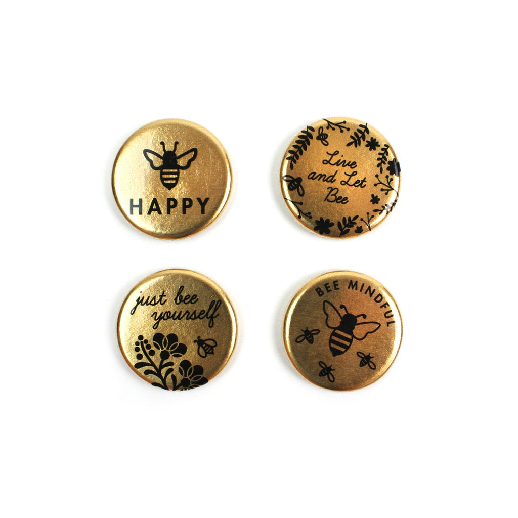 Bee Happy Magnets from Diament Jewelry a gift shop in Washington DC 