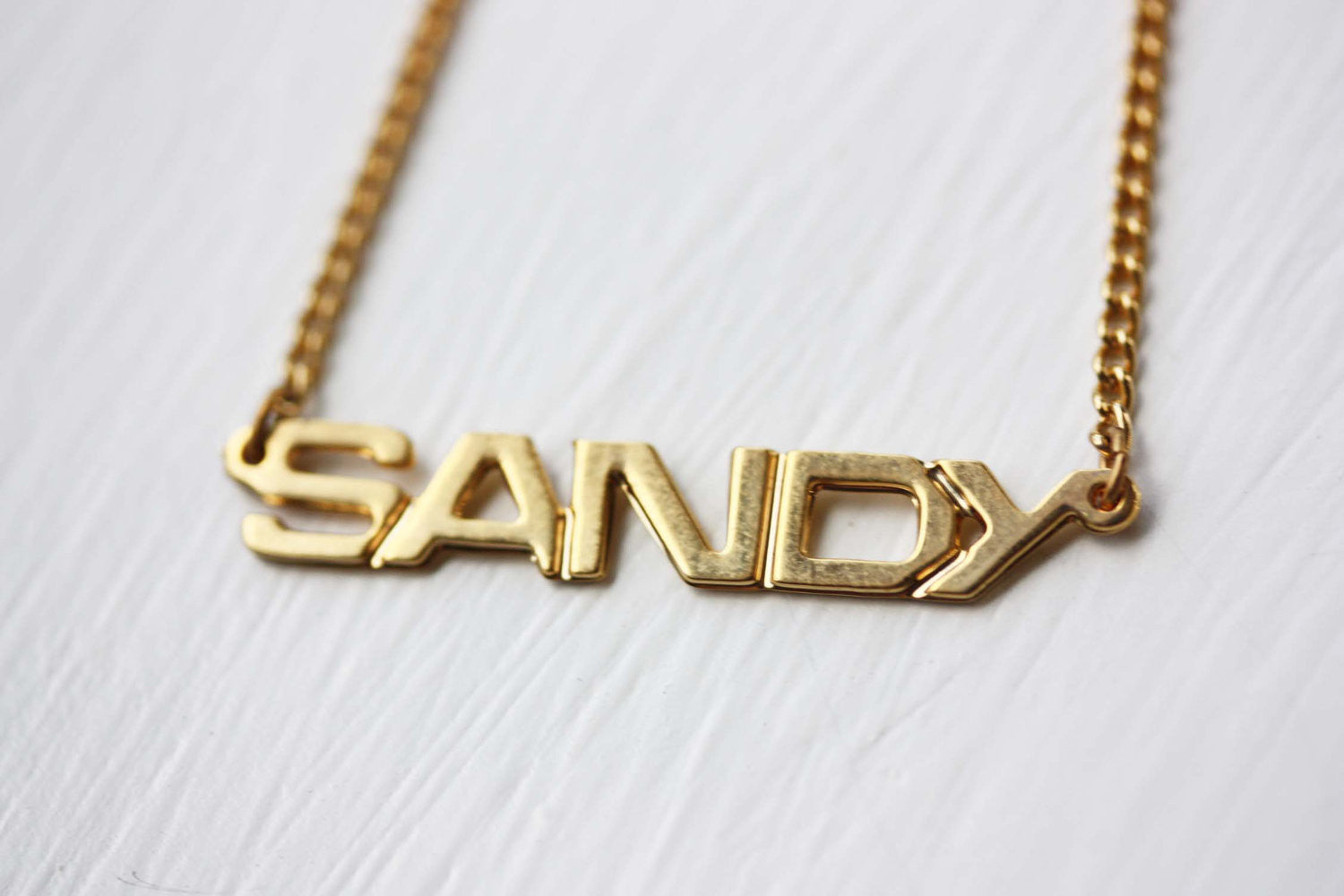 Vintage 2025 name necklace