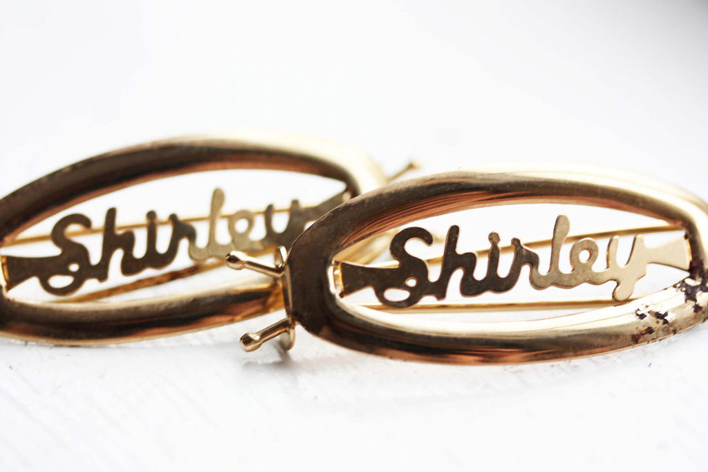 Vintage Shirley Hair Clips from Diament Jewelry, a gift shop in Washington, DC.